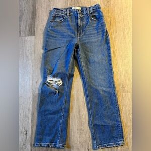 Classic Blue Straight-Leg Jeans